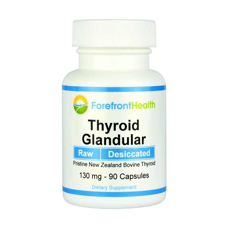 Raw Desiccated Thyroid (130 mg capsules) Forefront Health