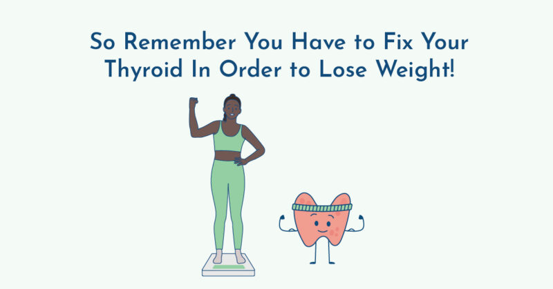 Image illustrating successful hypothyroidism weight loss.