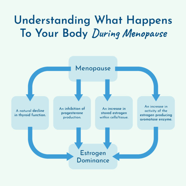 Graphic of what happens to body during menopause